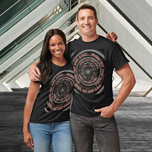 T-shirt Spiral Sortir Continuer - Outil - Art Rétro Tee