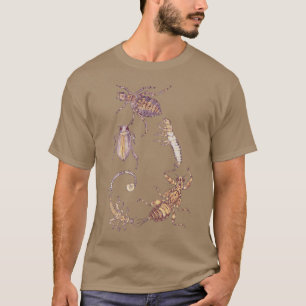 T-shirt Spirale de Fibonacci sur les bugs d'eau douce