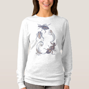 T-shirt Spirale de Fibonacci sur les bugs d'eau douce