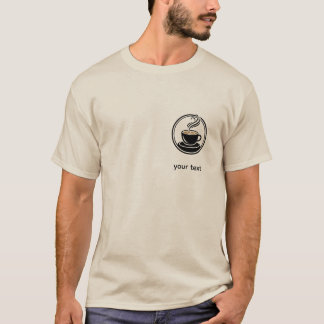 T-shirt Spirale Dorée dans les Ténèbres – Design Minimalis