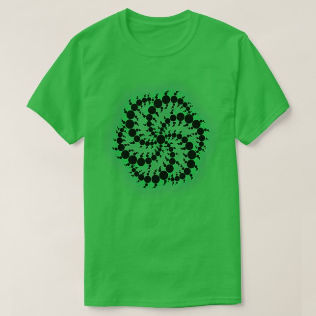 T-shirt Spirale fractale (Design devant)