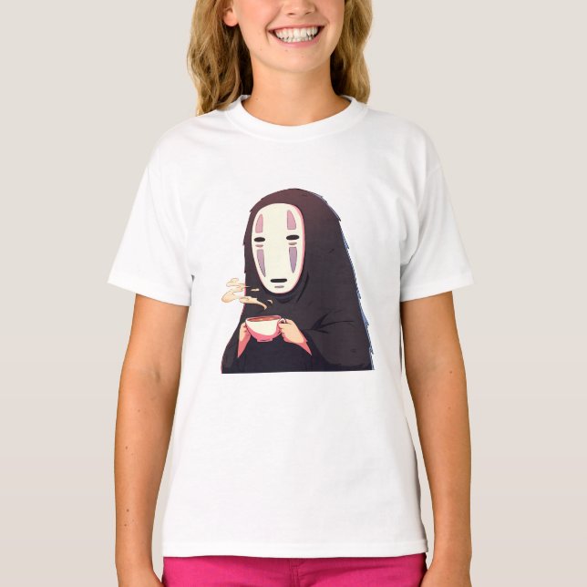 T-shirt spirale - masque dessin animé (Devant)