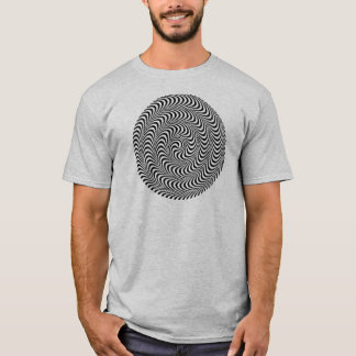 T-shirt Spirale optique colorable de bloc