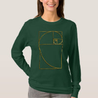 Spirale sacrée de Fibonacci de rapport d'or
