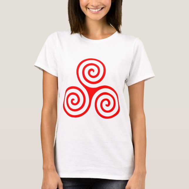 T-shirt Spirale triple (Devant)