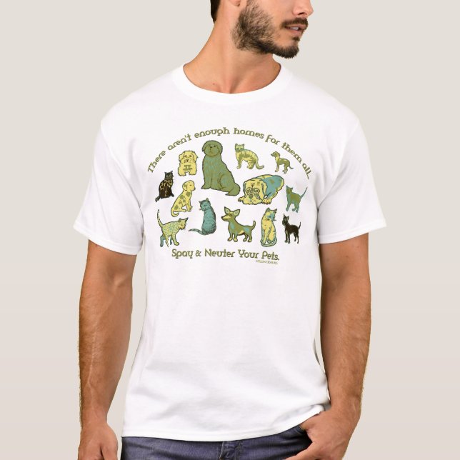 T-shirt Spire et Neuter vos animaux (Devant)