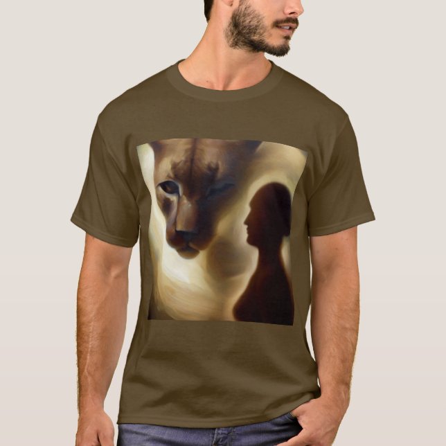 T-shirt Spirit Animal Cougar 1 (Devant)