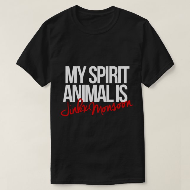 T-shirt Spirit Animal - Jinkx Monsoon (Design devant)