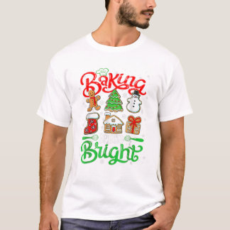 T-shirt Spirit Bright Donut Christmas
