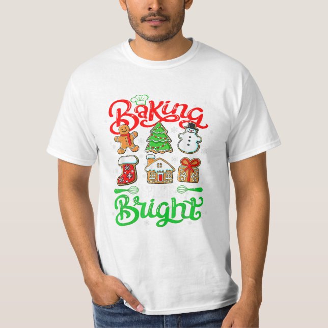 T-shirt Spirit Bright Donut Christmas (Devant)