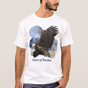 T-shirt SPIRIT DE LA LIBERTÉ Aigle chauve-souris faunique