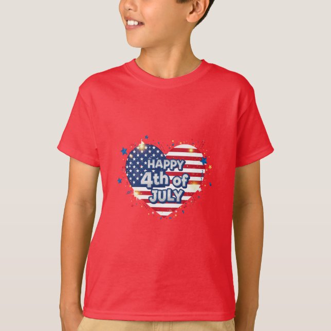 T-shirt Spirit of America: Wear Your Freedom (Devant)