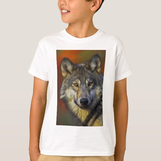 T-shirt Spirit of the Wolf - Cadeaux photo de loup de Ther (Devant)