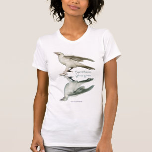 T-shirt "SPIRIT RAVEN II" Rare White Raven Wildlife Shirt
