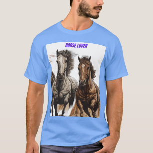 T-shirt 🔥 Spirits Gratuits Courez Wild Horseback Rider Te