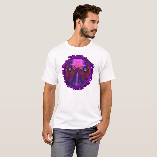 T-shirt Spiritual Pink Eyes Man (Devant entier)