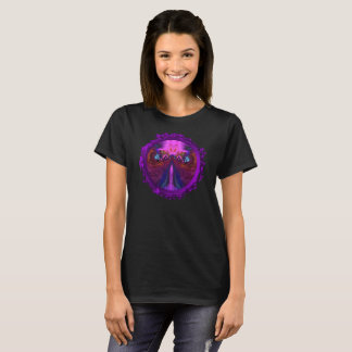T-shirt Spiritual Pink Eyes Woman