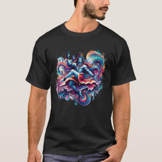 T-shirt Spiritual Vibes, Hindu God Design, Desi Devotion
