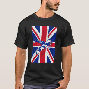 T-shirt Spitfire Vintage British 2ÈME GUERRE MONDIALE avio