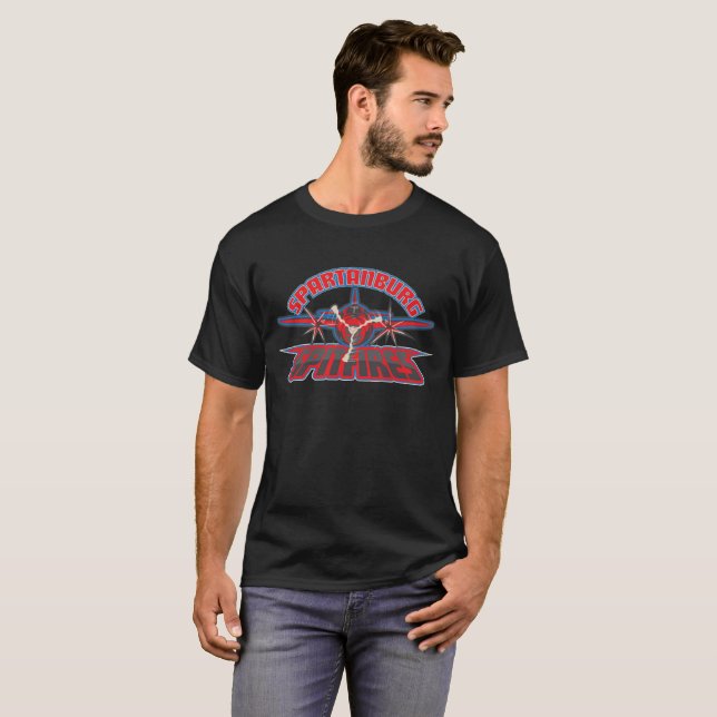 T-shirt Spitfires Shersey d'Isaac Drake #1 Spartanburg (Devant entier)