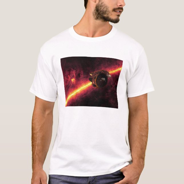 T-shirt Spitzer vu contre le ciel infrarouge 2 (Devant)