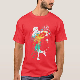 T-shirt Splash art Squash sports for Squash player family 