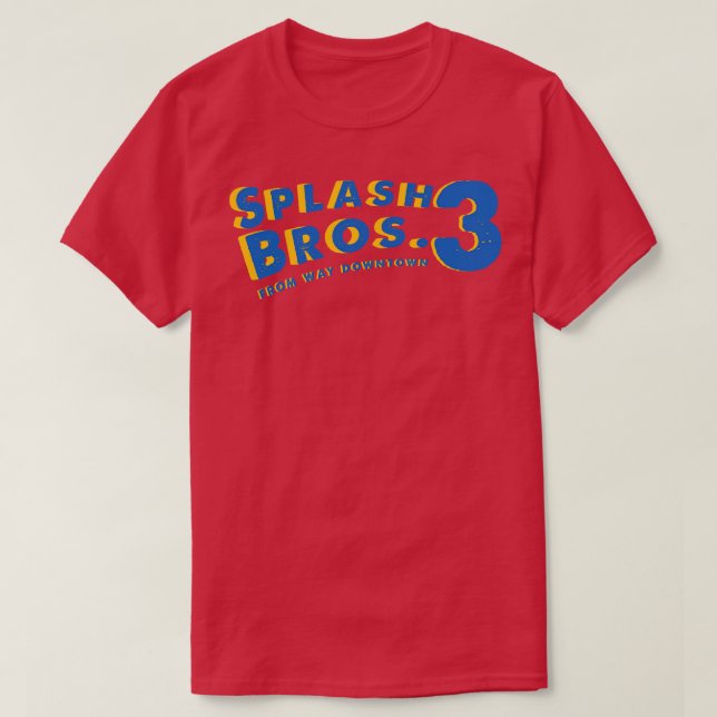 T-shirt Splash Bros 3 de Downtown (Design devant)