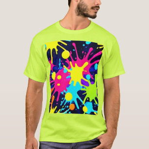 T-shirt Splash couleur vive
