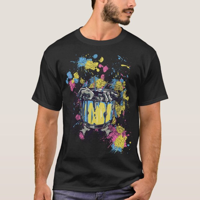T-shirt Splash Drummer (Devant)