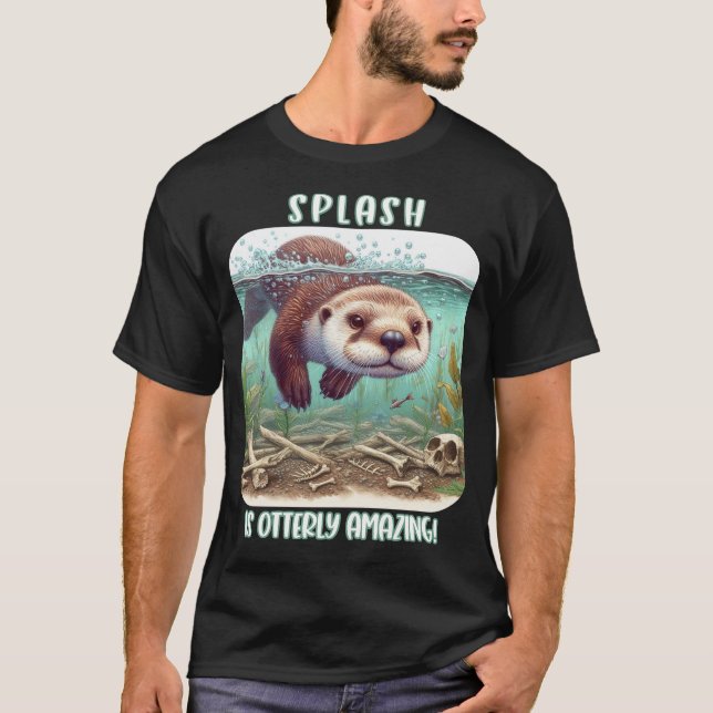 T-shirt Splash est Otterly Extraordinaire ! (Devant)
