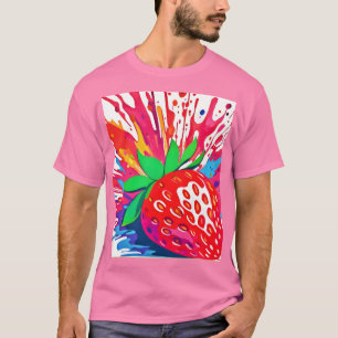 T-shirt Splash fraise