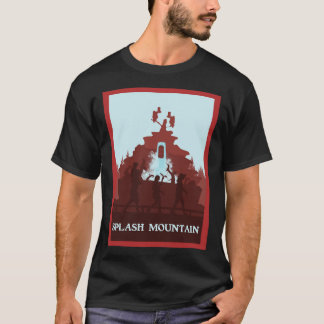 T-shirt Splash Mountain - Style de voyage minimaliste - Th
