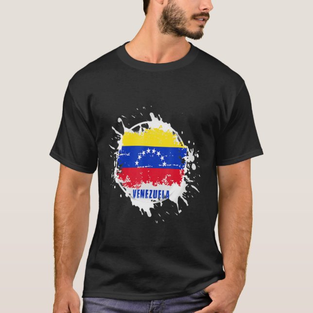 T-shirt Splash Venezuela (Devant)