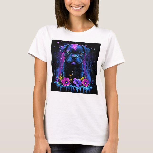 T-shirt Splashy Pit Bull (Devant)