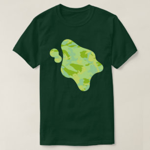 T-shirt Splat de peinture Motif de la caméra SpringTime