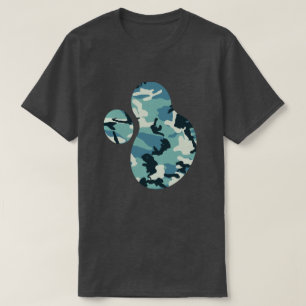 T-shirt Splat de peinture Motif d'hiver Camo v2