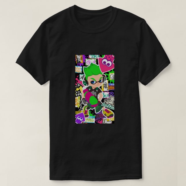 T-shirt Splatoon 2 Inkling Boy Classic (Design devant)