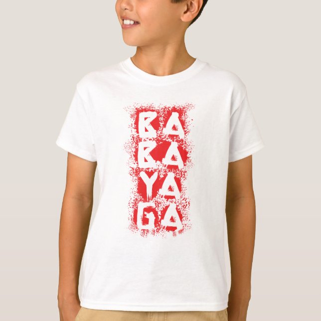 T-shirt Splatter de sang Baba Yaga (Devant)