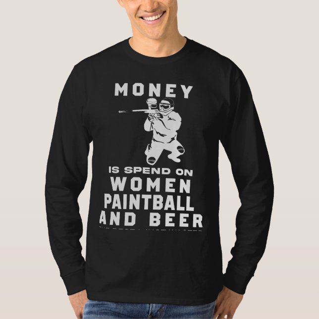 T-shirt Splatter & Snickers ! La plupart de mon argent Pei (Devant)