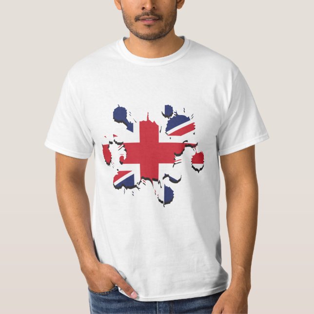 T-shirt Splatter Union Jack (Devant)