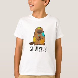 T-shirt Splatypus drôle Animal Platypus Pun