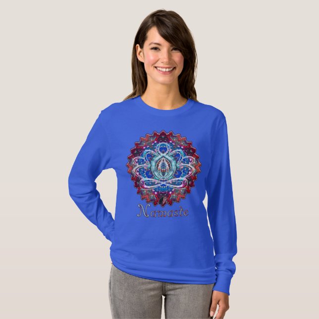 T-shirt Splendorf Zen Lotus Namaste (Devant entier)
