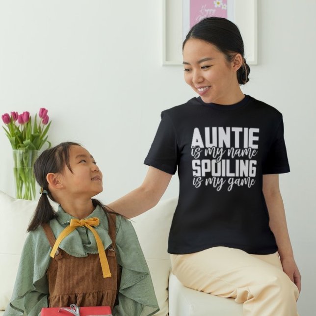 T-shirt Spoiler est ma fille de jeu (Créateur téléchargé)