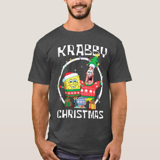 T-shirt Spongebob Squarepants Krabby Christmas Best Friend