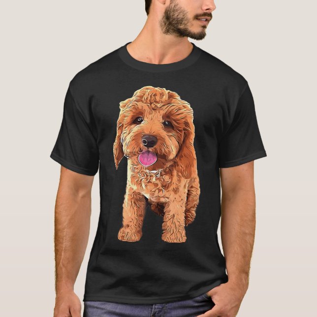 T-shirt Spoodle Cockapoo Cavapoo Golden Doodle Beauté (Devant)