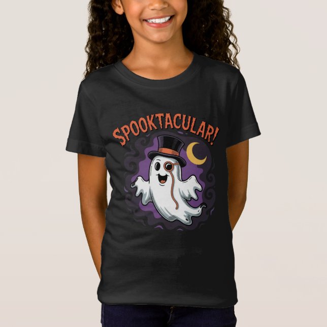 T-shirt Spooktacular Ghost Kids Halloween (Devant)