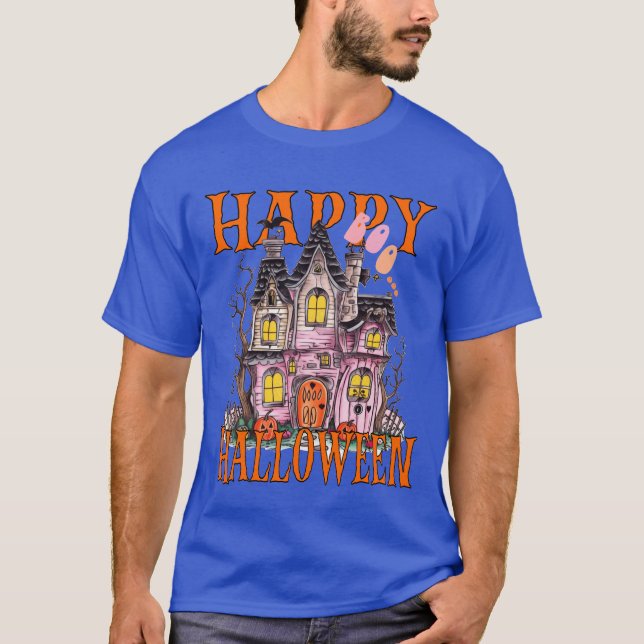 T-shirt "Spooktacular rit Attendez, Happy Halloween !" (Devant)