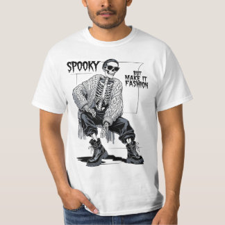 T-shirt Spooky But Make It Fashion Funny Skeleton