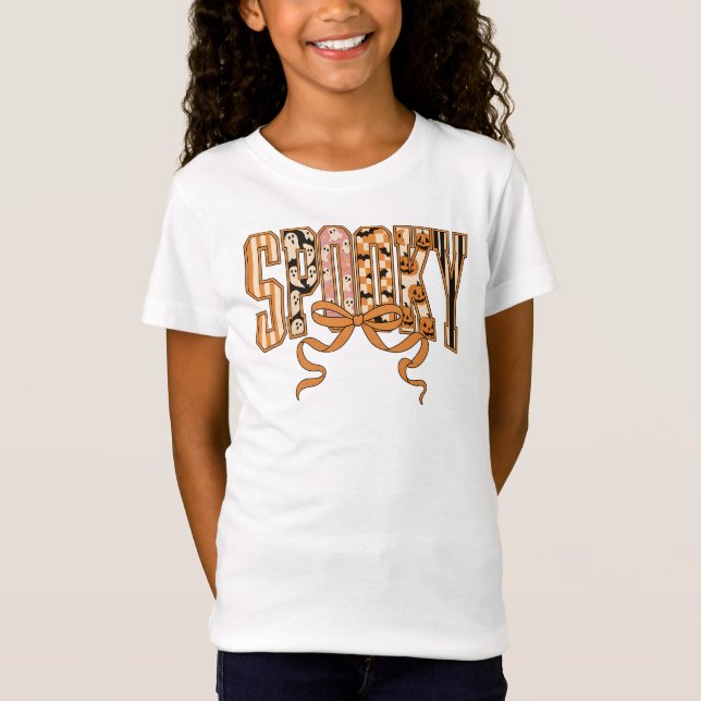 T-Shirt Spooky Coquette Halloween Aesthetic-66166 (Devant)