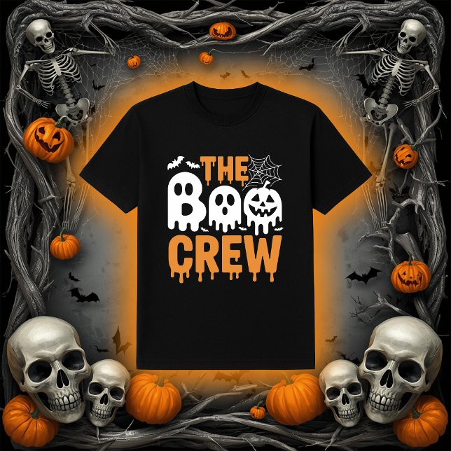 T-shirt Spooky Dripping The Boo Crew Ghosts and Pumpkin Ha (Créateur téléchargé)